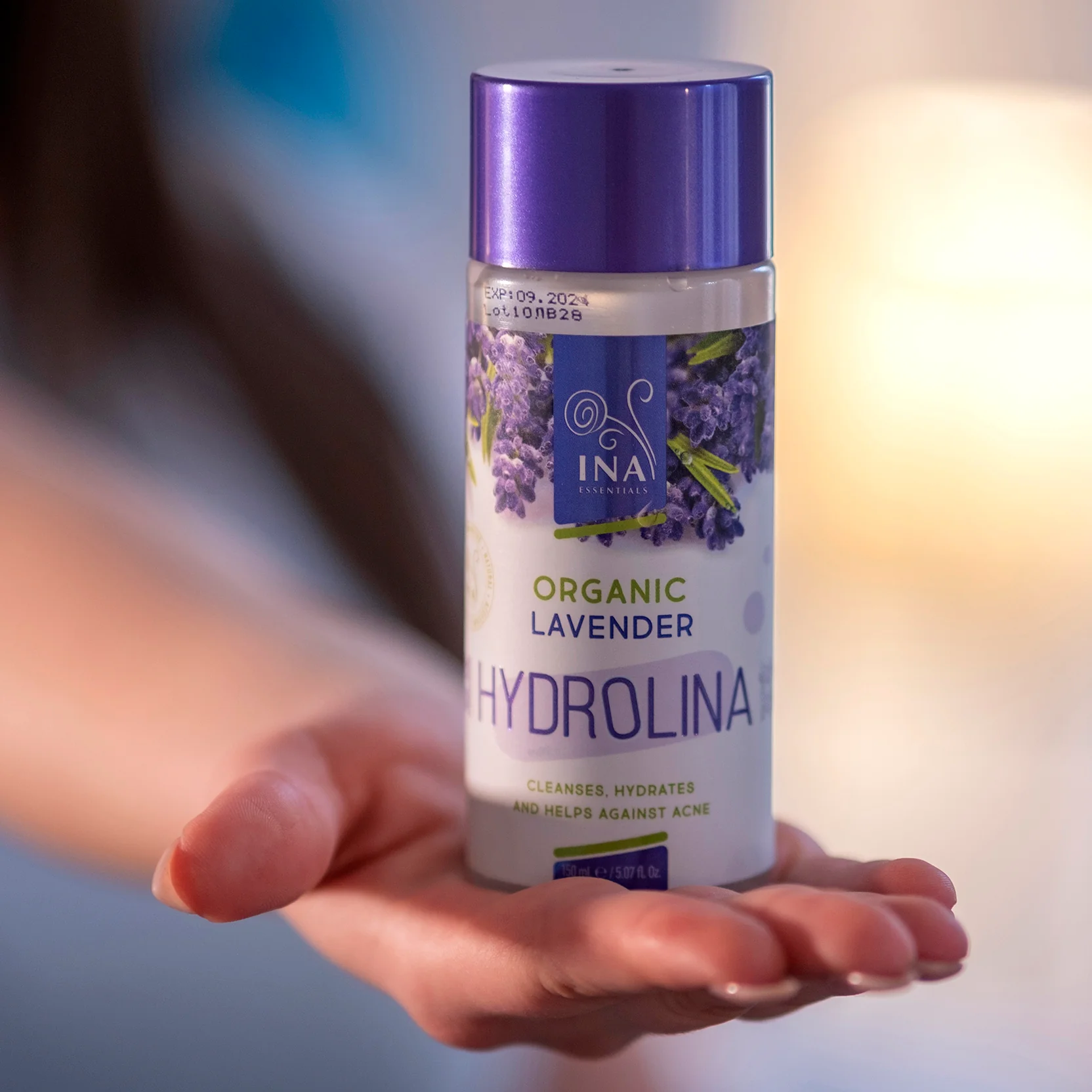 3x Organiczna woda Lawendowa - Hydrolina - Hydrolat Lawendowy na Trądzik - Image 4