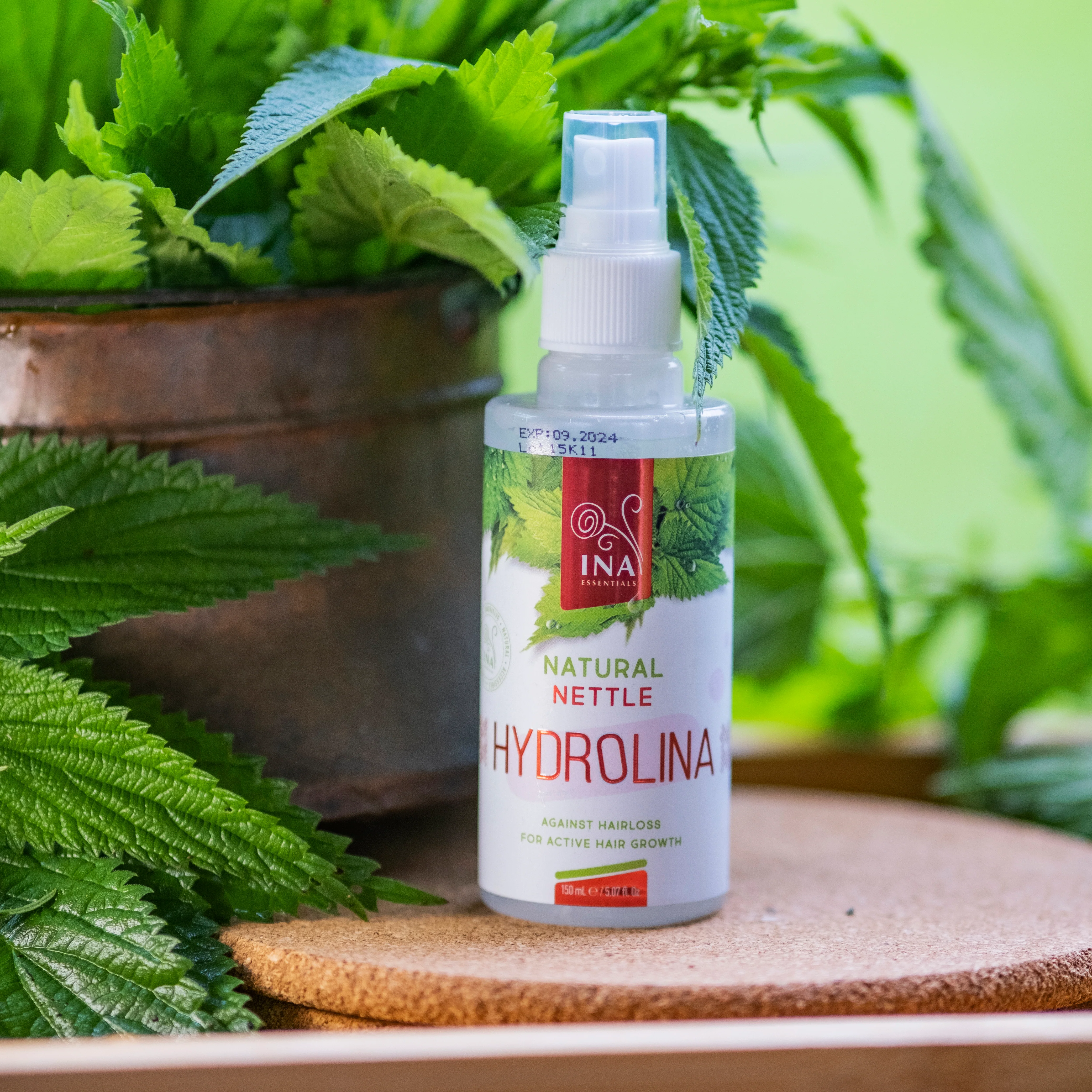 Woda z dzikiej Pokrzywy - Hydrolina - spray do włosów - na Wypadające i Przetłuszczające się włosy - Image 3
